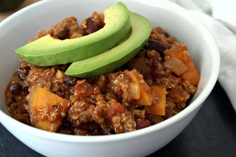 Sweet Potato and Quinoa Chili